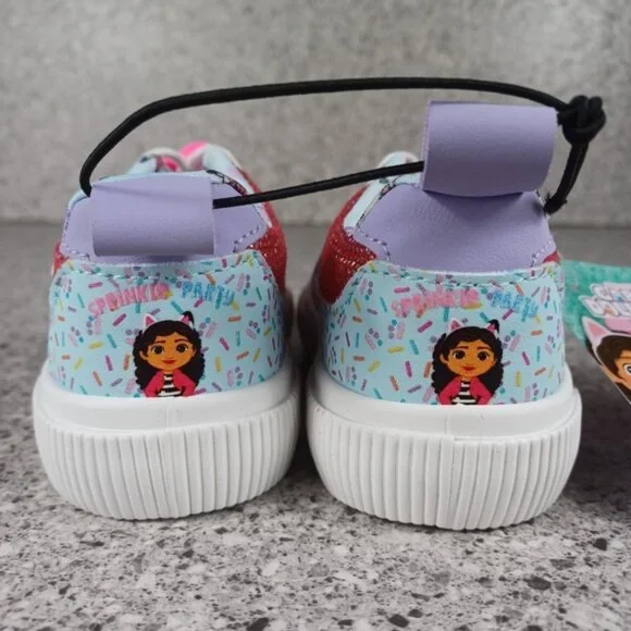 Sneakers Colorful Gabby's Dollhouse Toddler Girl Slip-On Shoes - Picture 7 of 13